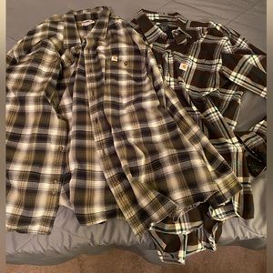 2 Carhartt Flannels
